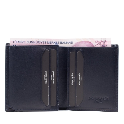 Pierre Cardin Lacivert Analin Erkek Cüzdanı 1135L4Z - 2