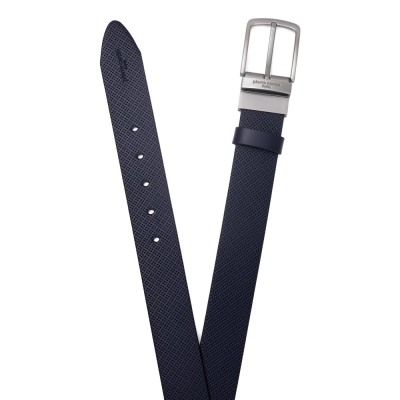 Pierre Cardin Lacivert Çift Yönlü Deri Erkek Kemer (En 4 cm) PC-4099D9I - 4