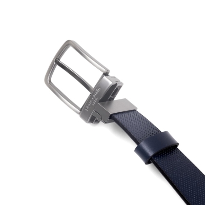 Pierre Cardin Lacivert Çift Yönlü Deri Erkek Kemer (En 4 cm) PC-4099D9I - 5