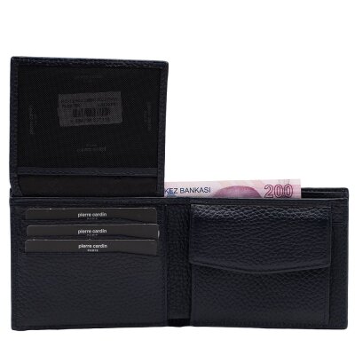 Pierre Cardin Lacivert Deri Erkek Cüzdanı 12662L3X - 6