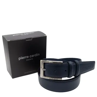 Pierre Cardin Lacivert Deri Erkek Kemer PC-2009LS0 - 1