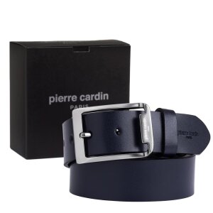 Pierre Cardin Lacivert Deri Erkek Kemer PC-4100L4A - Pierre Cardin
