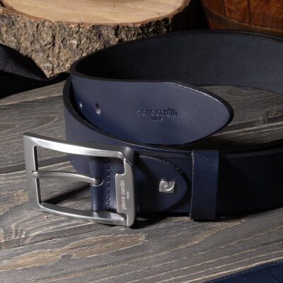 Pierre Cardin Lacivert Deri Erkek Kemer PC-4100L4A - 5