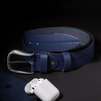 Pierre Cardin Lacivert Deri Erkek Kemeri PC-4160L4P - 5