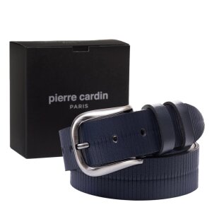Pierre Cardin Lacivert Deri Erkek Kemeri PC-4160L4P - Pierre Cardin