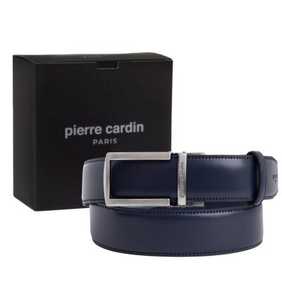 Pierre Cardin Lacivert Deri Otomatik Tokalı Erkek Kemeri PCOTM01L6T - 1