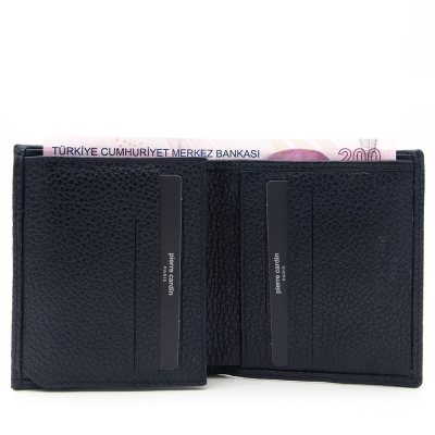 Pierre Cardin Lacivert Floater Deri Erkek Cüzdanı 2016A38 - 2