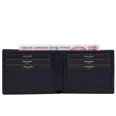 Pierre Cardin Lacivert Floater Deri Erkek Cüzdanı 3664L3X - 2