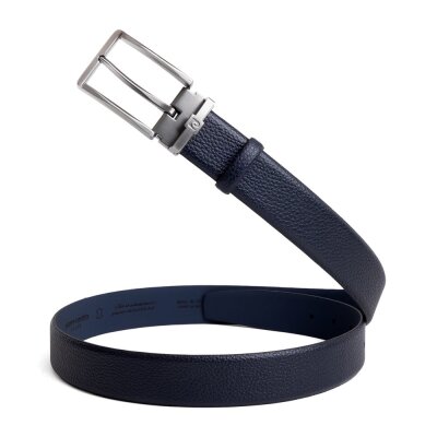 Pierre Cardin Lacivert Floater Deri Erkek Kemer PC100FL38 - 2