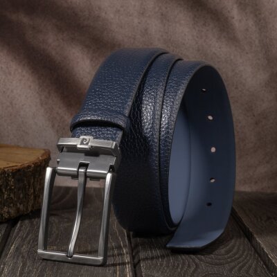 Pierre Cardin Lacivert Floater Deri Erkek Kemer PC100FL38 - 5