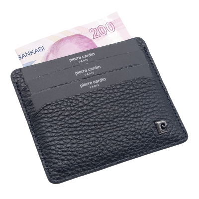 Pierre Cardin Lacivert Floater Unisex Deri Kartlık 046A38 - 2