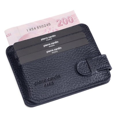 Pierre Cardin Lacivert Floater Unisex Deri Kartlık 0777L1N - 2