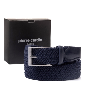 Pierre Cardin Lacivert Örgü Erkek Kemer PC-1745P6Z 