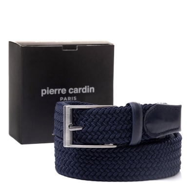 Pierre Cardin Lacivert Örgü Erkek Kemer PC-1745P6Z - 1