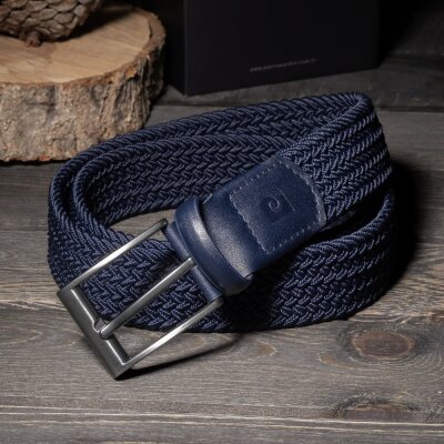 Pierre Cardin Lacivert Örgü Erkek Kemer PC-1745P6Z - 5