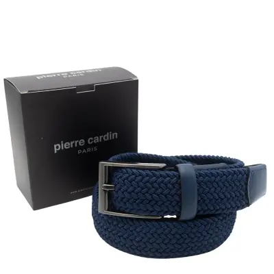 Pierre Cardin Lacivert Örgü Erkek Kemer PC-ÖRGÜLD3 - 1
