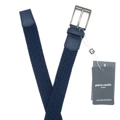 Pierre Cardin Lacivert Örgü Erkek Kemer PC-ÖRGÜLD3 - 4