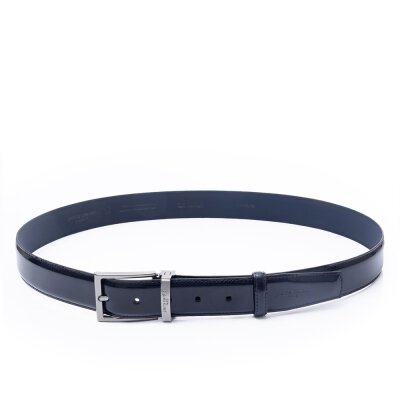 Pierre Cardin Lacivert Rugan Deri Erkek Kemer PC-2209RL8R - 3