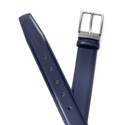 Pierre Cardin Lacivert Rugan Deri Erkek Kemer PC-2209RL8R - 4