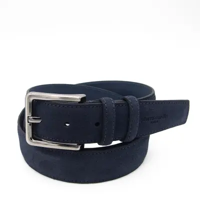Pierre Cardin Lacivert Suet Deri Erkek Kemer PC-1009LS7 - 4