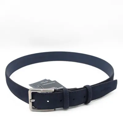 Pierre Cardin Lacivert Suet Deri Erkek Kemer PC-1009LS7 - 3