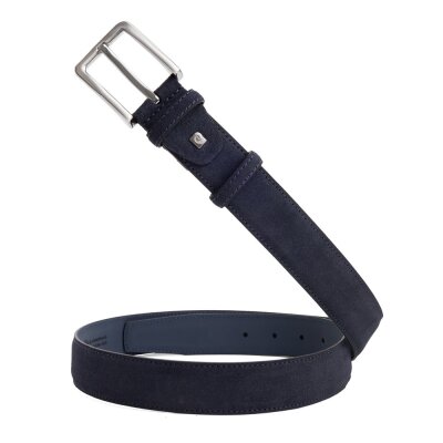 Pierre Cardin Lacivert Suet Deri Erkek Kemer PC-1009LS7 - 2