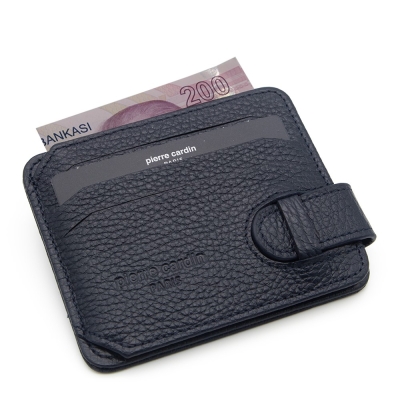 Pierre Cardin Lacivert Unisex Deri Kartlık 0510A38 - 2
