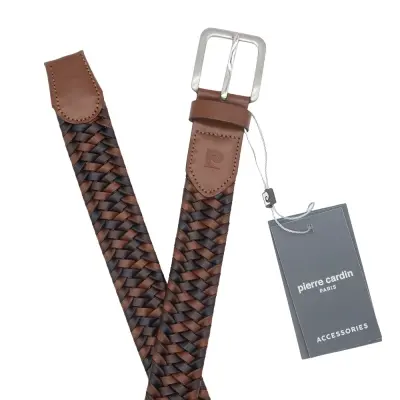 Pierre Cardin Multi Renk Premium Örgü Deri Kemer PC-1714M4R - 5
