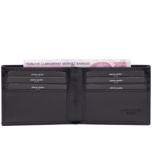 Pierre Cardin Siyah Analin Deri Erkek Cüzdanı 3664F2I - Pierre Cardin (1)