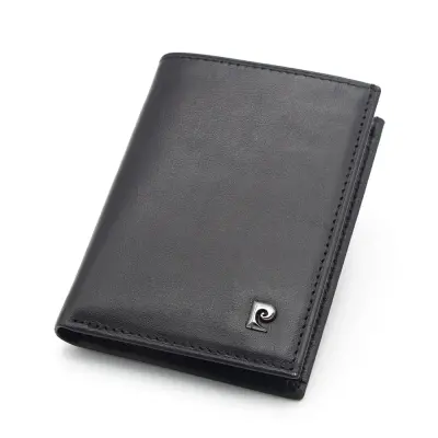 Pierre Cardin Siyah Analin Deri Kredi Kartlık 032A55 - 2