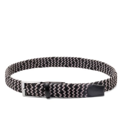 Pierre Cardin Siyah-Arduvaz Örgü Erkek Kemer PC-1745S4A - 3