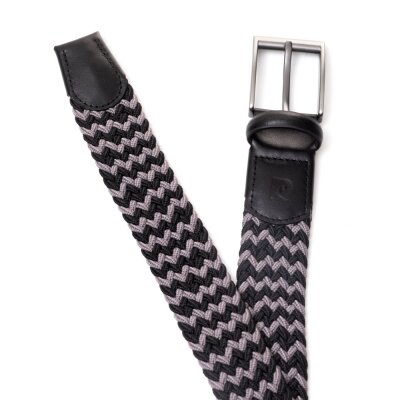 Pierre Cardin Siyah-Arduvaz Örgü Erkek Kemer PC-1745S4A - 4