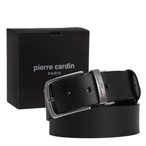 Pierre Cardin Siyah Çift Yönlü Deri Erkek Kemer (En 4 cm) PC-4099H2N 