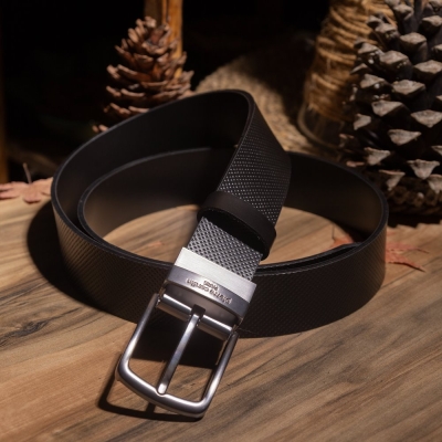 Pierre Cardin Siyah Çift Yönlü Deri Erkek Kemer (En 4 cm) PC-4099H2N - 7