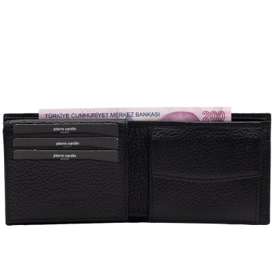 Pierre Cardin Siyah Deri Erkek Cüzdanı 12662N4L - 2