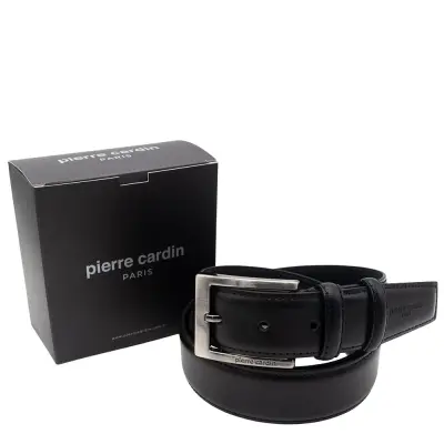 Pierre Cardin Siyah Deri Erkek Kemer PC-2009P05 - 1