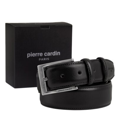 Pierre Cardin Siyah Deri Erkek Kemer PC-2009P05 - 1