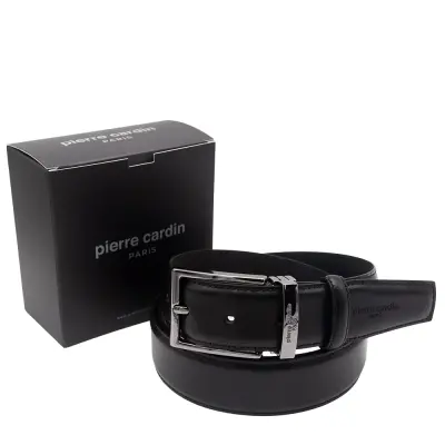 Pierre Cardin Siyah Deri Erkek Kemer PC-2209KA55 - 3