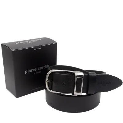 Pierre Cardin Siyah Deri Erkek Kemer PC-500SVNS41 - 3