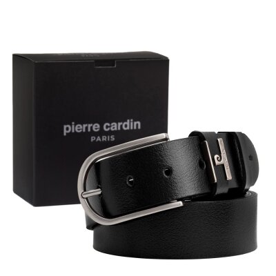 Pierre Cardin Siyah Deri Erkek Kemer PC-MDLS41 - 1