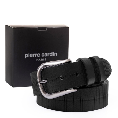 Pierre Cardin Siyah Deri Erkek Kemeri PC-4160S6P - 1