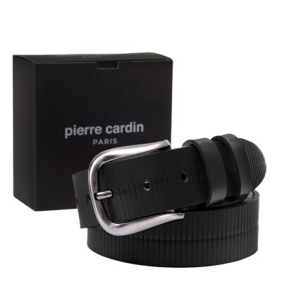 Pierre Cardin Siyah Deri Erkek Kemeri PC-4160S6P - 1