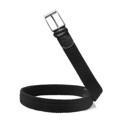 Pierre Cardin Siyah Düz Örgü Erkek Kemer PC-1745N5I - 2