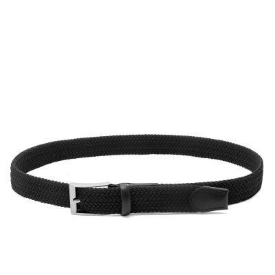 Pierre Cardin Siyah Düz Örgü Erkek Kemer PC-1745N5I - 3