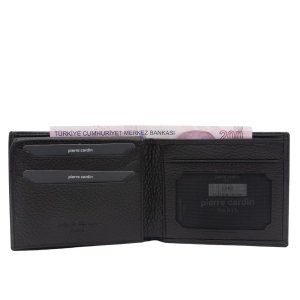 Pierre Cardin Siyah Floater Deri Erkek Cüzdanı 2243A41 - Pierre Cardin (1)