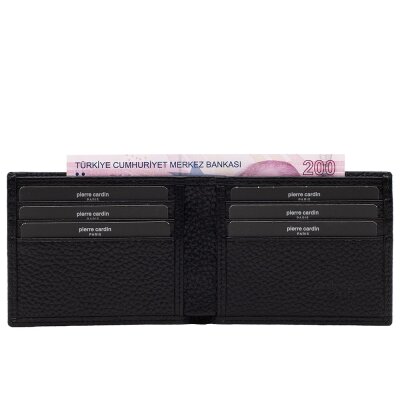 Pierre Cardin Siyah Floater Deri Erkek Cüzdanı 3664N4L - 2