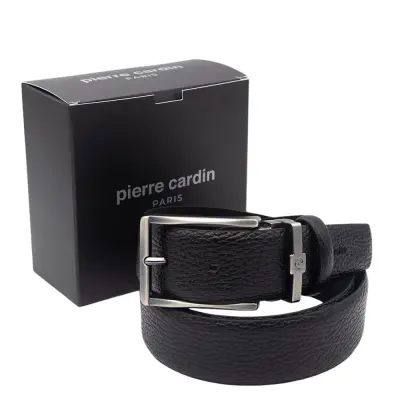 Pierre Cardin Siyah Floater Deri Erkek Kemer PC100FS41 - 1
