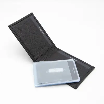 Pierre Cardin Siyah Floater Deri Kredi Kartlık 075A41 - 4