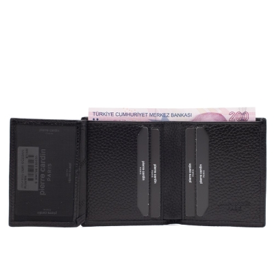 Pierre Cardin Siyah Floater Erkek Cüzdanı 1135S3L - 3