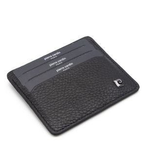 Pierre Cardin Siyah Floater Unisex Deri Kartlık 046A41 